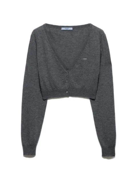 cropped cashmere cardigan by PRADA