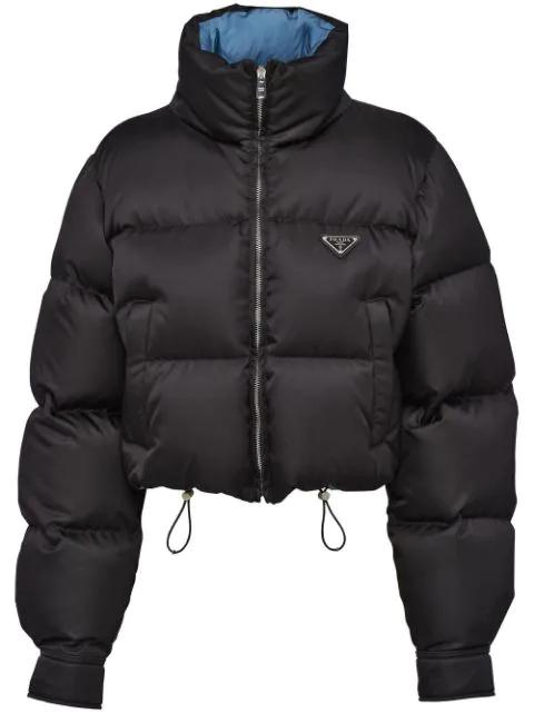 cropped down jacket by PRADA