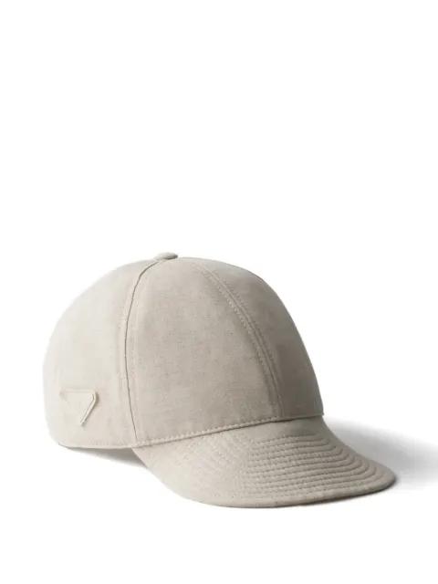 denim baseball cap by PRADA