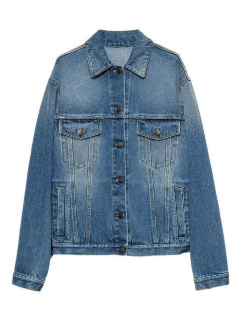 denim blouson jacket by PRADA