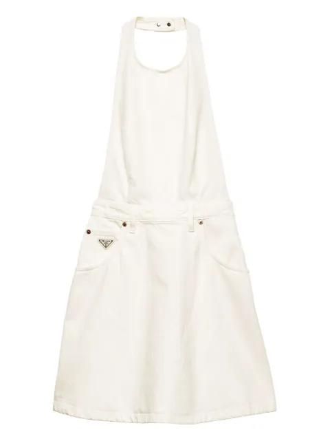 denim mini dress by PRADA