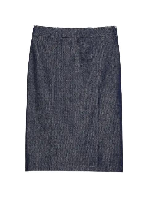 denim pencil mini skirt by PRADA