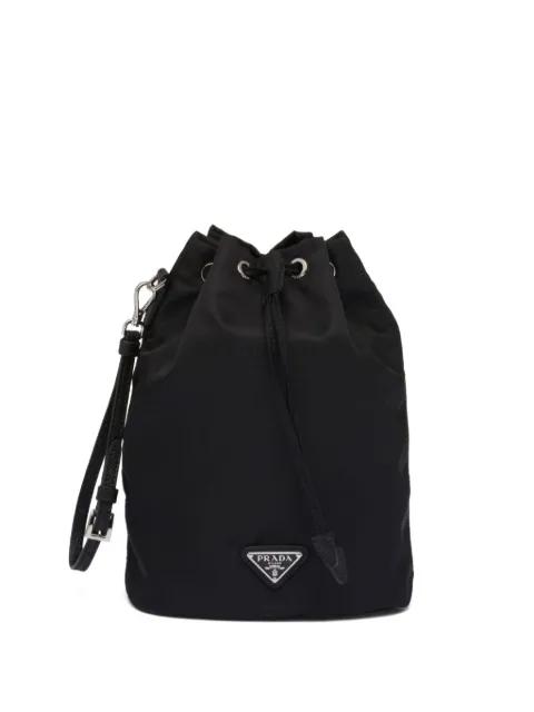 drawstring bucket clutch by PRADA