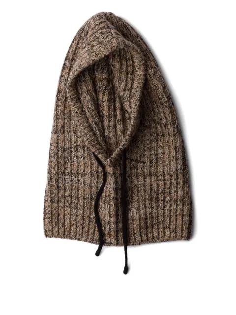 drawstring hood by PRADA
