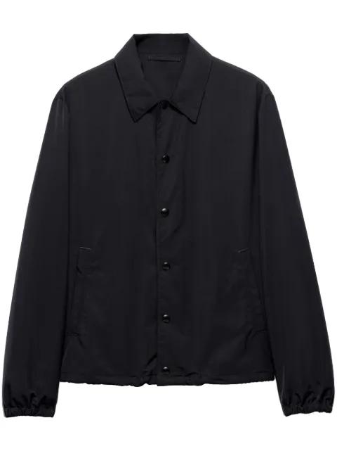 drop-shoulder shirt jacket by PRADA