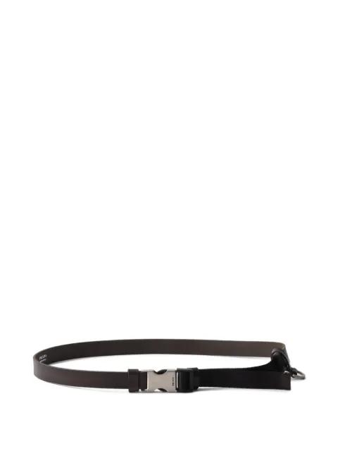 engraved-logo belt by PRADA