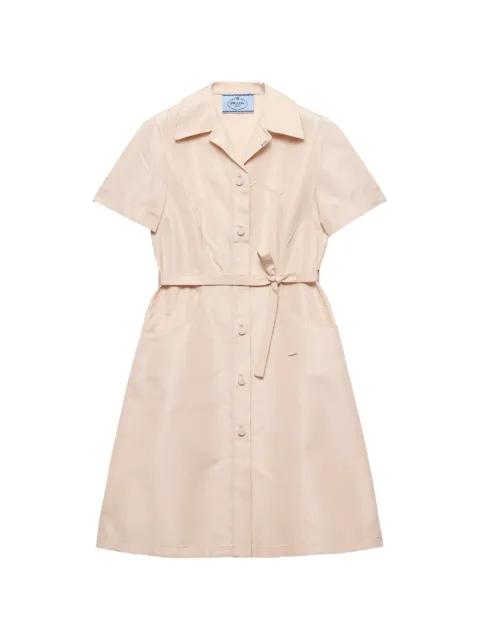 faille shirt dress by PRADA
