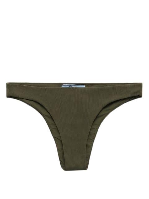 fine-ribbed bikini bottom by PRADA