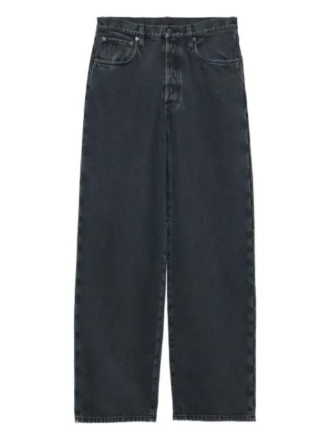 five-pocket over-dyed jeans by PRADA