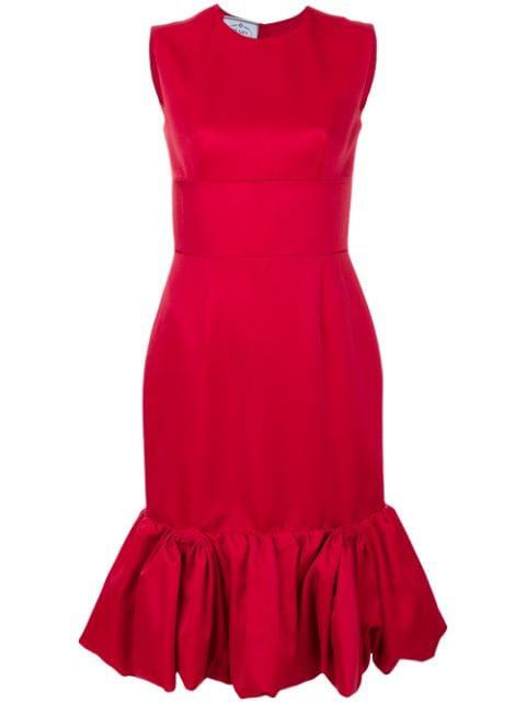 flared dress by PRADA