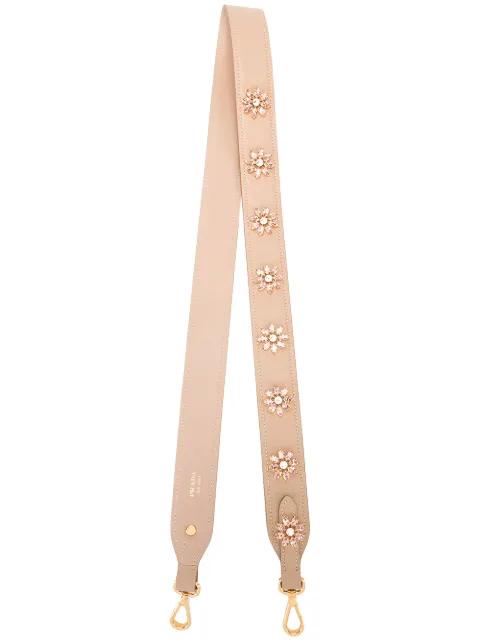 floral embellished strap by PRADA