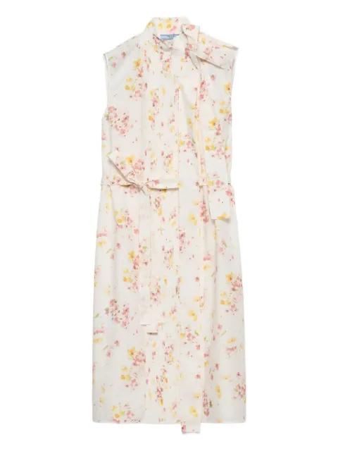 floral-print dress by PRADA