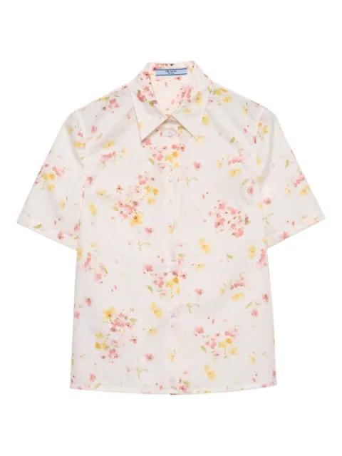 floral-print shirt by PRADA