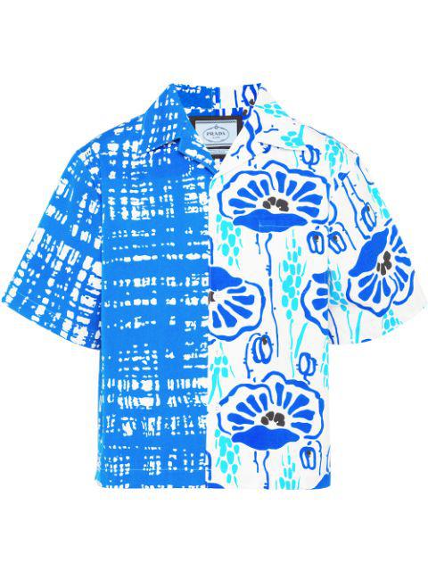 floral-print shirt by PRADA