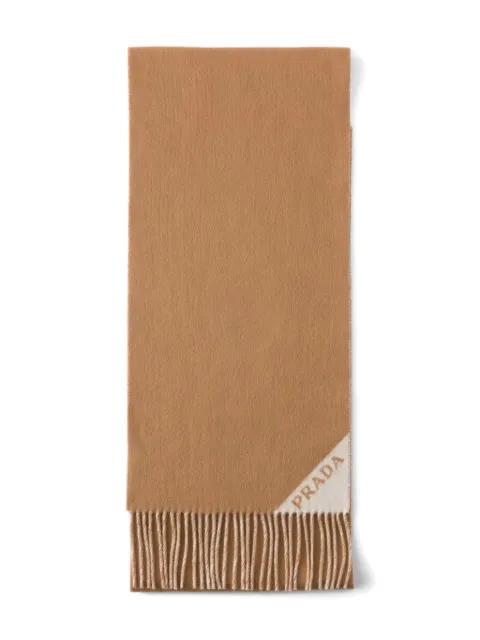 fringe-detail scarf by PRADA