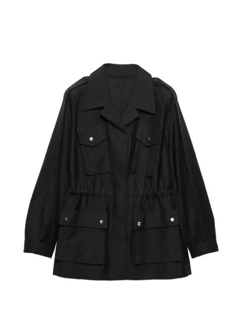 garment-dyed kid-mohair jacket by PRADA