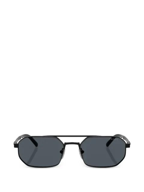 geometic-frame sunglasses by PRADA