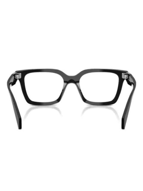 geometric-frame glasses by PRADA