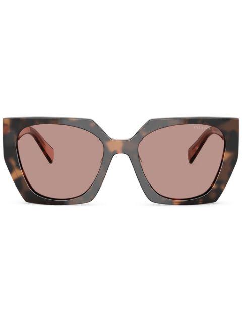 geometric-frame sunglasses by PRADA