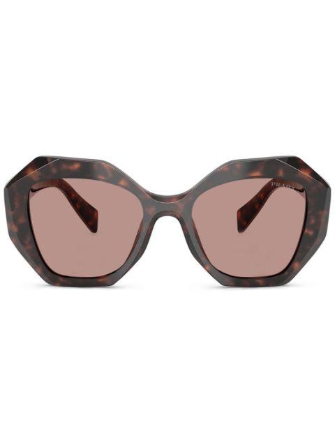 hexagon-frame sunglasses by PRADA