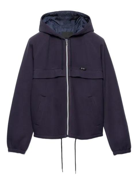 hoodied raglan-sleeve jacket by PRADA