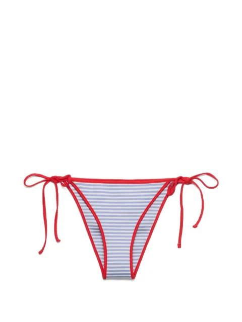 interlock jersey bikini bottoms by PRADA