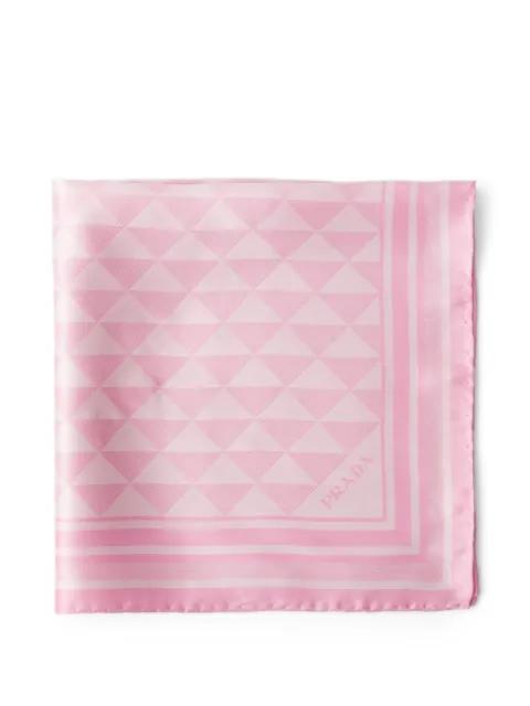jacquard silk scarf 55x55 by PRADA