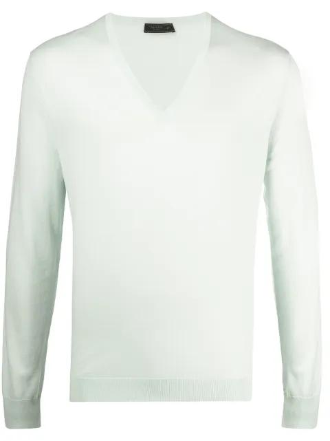 knitted long-sleeve jumper by PRADA