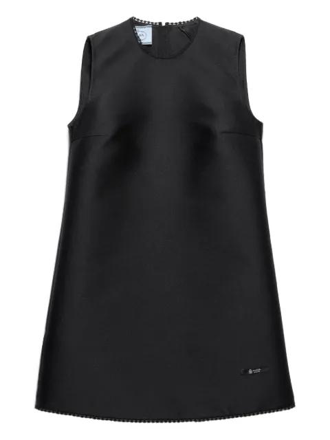 lace-collar scuba mini-dress by PRADA