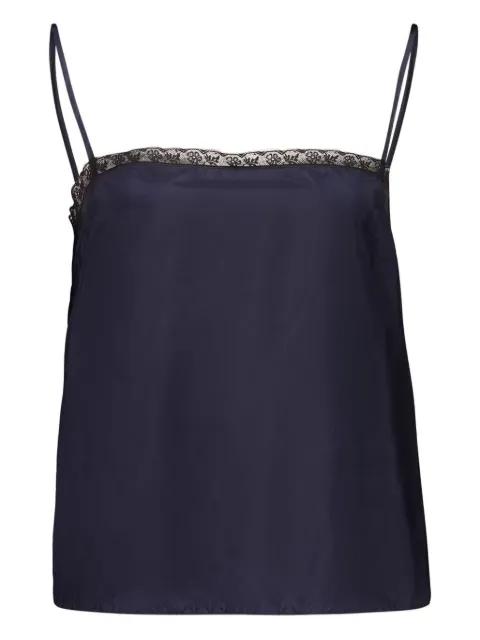 lace-trimmed tank top by PRADA