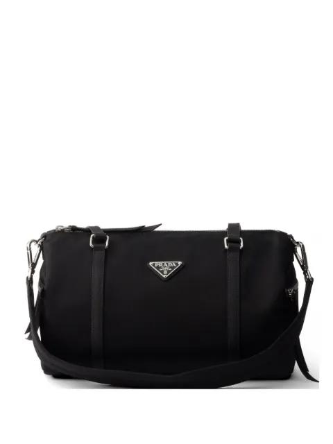 large Re-Nylon and Saffiano leather duffel bag by PRADA