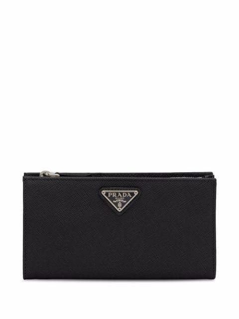 large Saffiano-leather wallet by PRADA