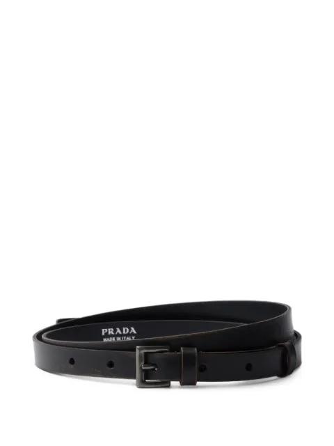 leather belt by PRADA