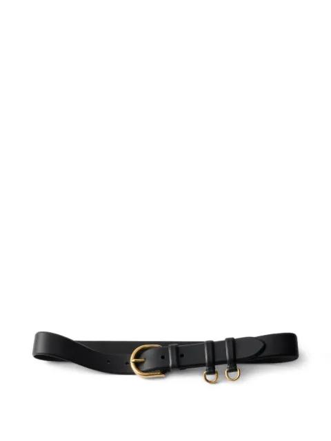 leather belt by PRADA