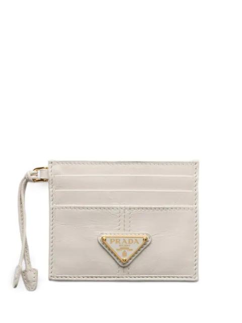 leather card holder by PRADA