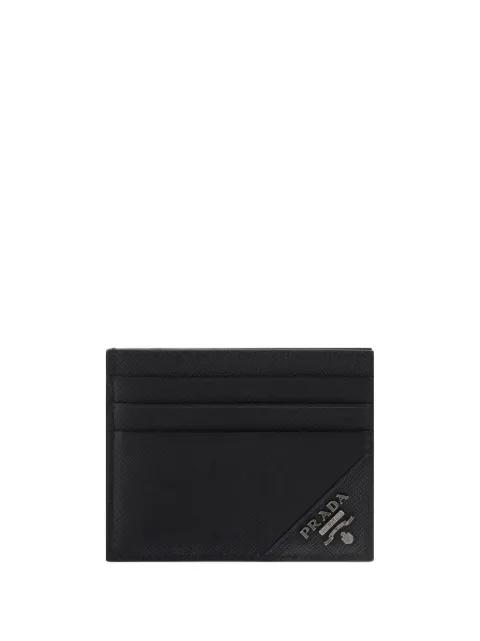 leather card holder by PRADA