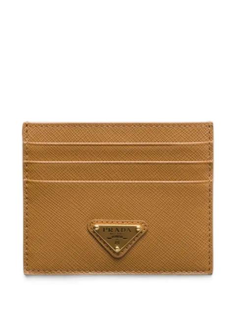 leather cardholder by PRADA