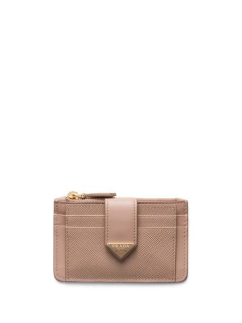 leather cardholder by PRADA