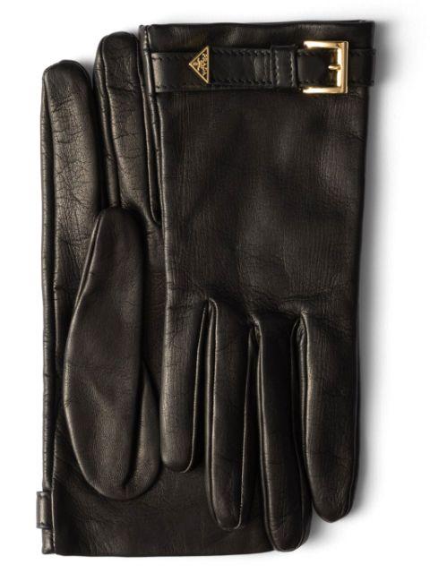 leather gloves by PRADA