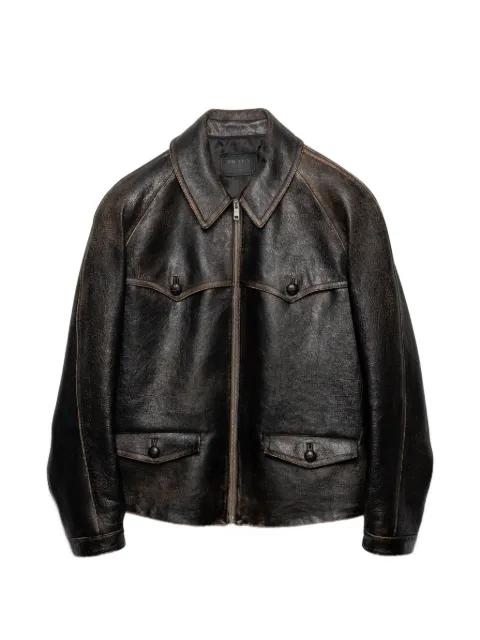 leather jacket by PRADA
