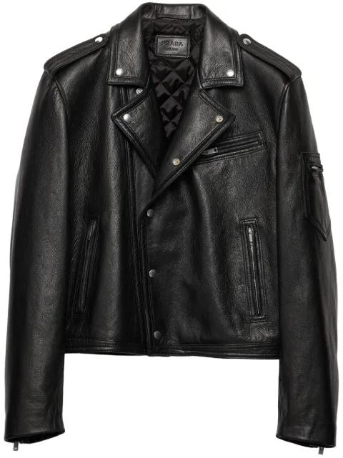 leather jacket by PRADA