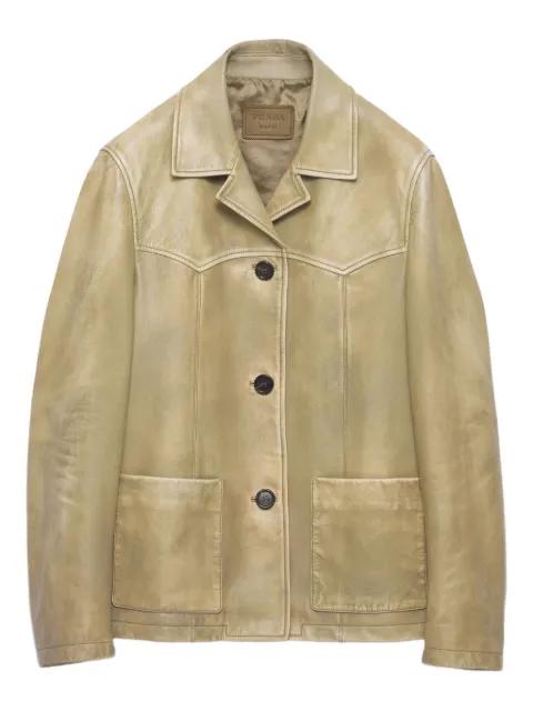 leather jacket by PRADA