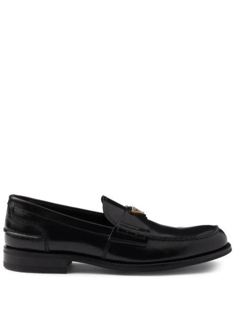 leather loafers by PRADA