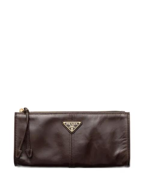 leather pouch by PRADA