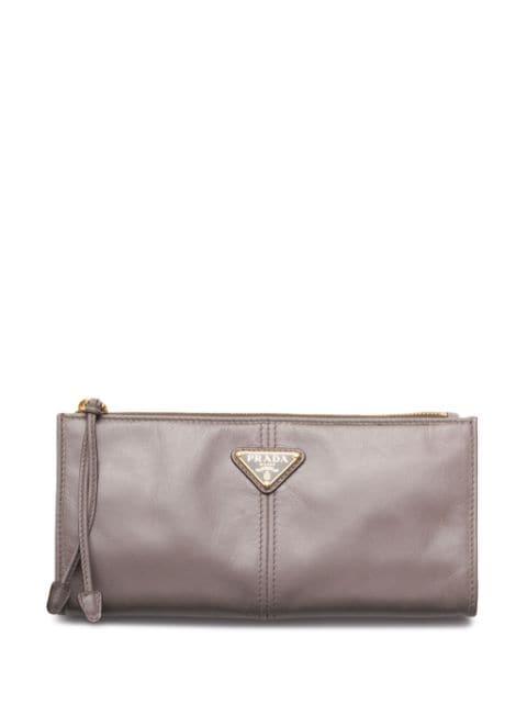 leather pouch by PRADA