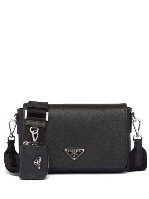 leather shoulder bag by PRADA