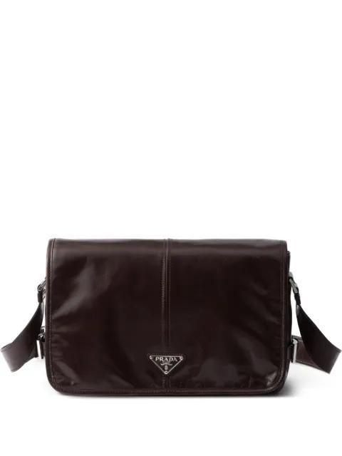 leather shoulder bag by PRADA