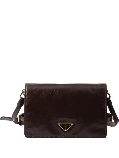 leather shoulder bag by PRADA