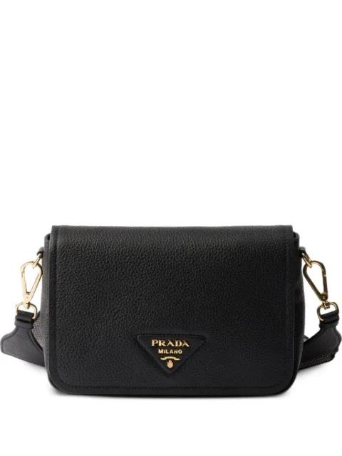 leather shoulder bag by PRADA