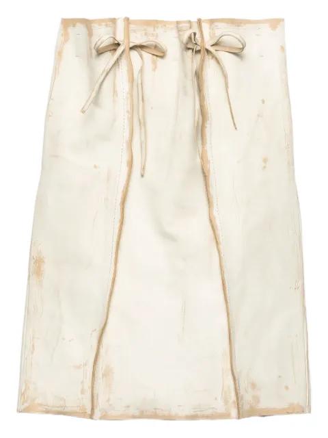 leather skirt by PRADA